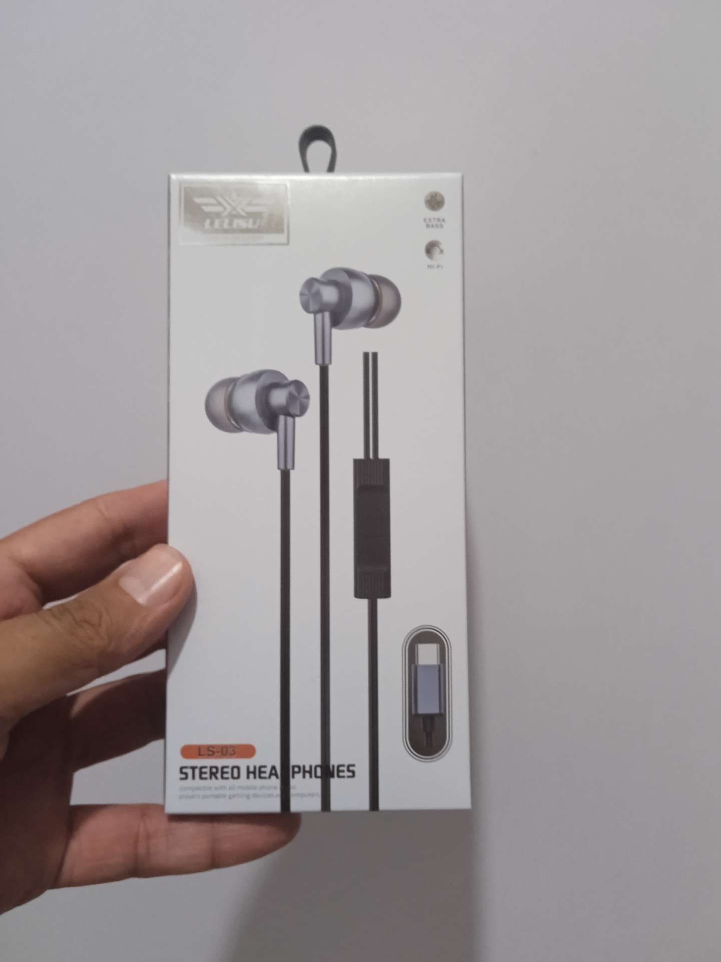 هندزفری با خروجی تایپ سی  للیسو مدل LS-03 LELISU wired handsfree model LS-03